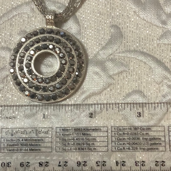 Marcasite Necklace and Earrings - Picture 4 of 5